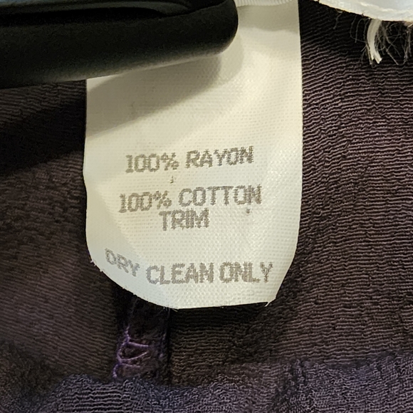 VTG JENNIFER KELLY Purple Crochet Pencil Skirt - Picture 9 of 11